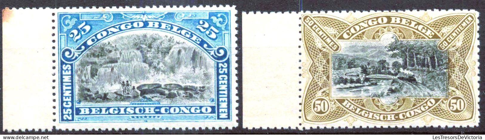 Timbres - Congo Belge - 1910 - COB 54/63* - Cote 105 - Neufs