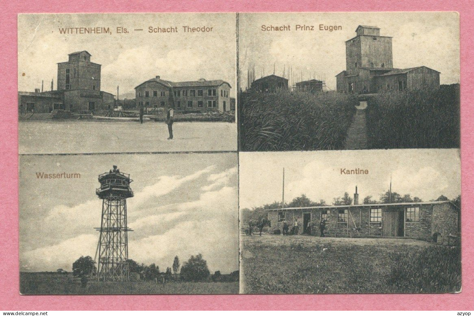 68 - WITTENHEIM - Mines De Potasse D' Alsace - Schacht Theodor - Prinz Eugen - Wasserturm - Kantine - Wittenheim