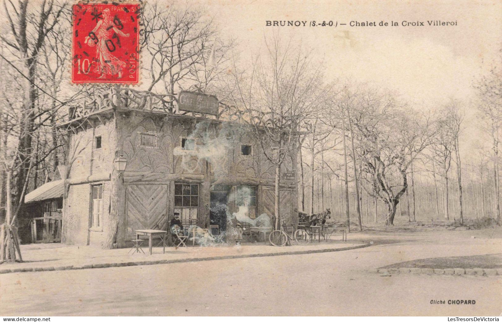 FRANCE - Brunoy - Chalet De La Croix Villeroi - Carte Postale Ancienne - Brunoy