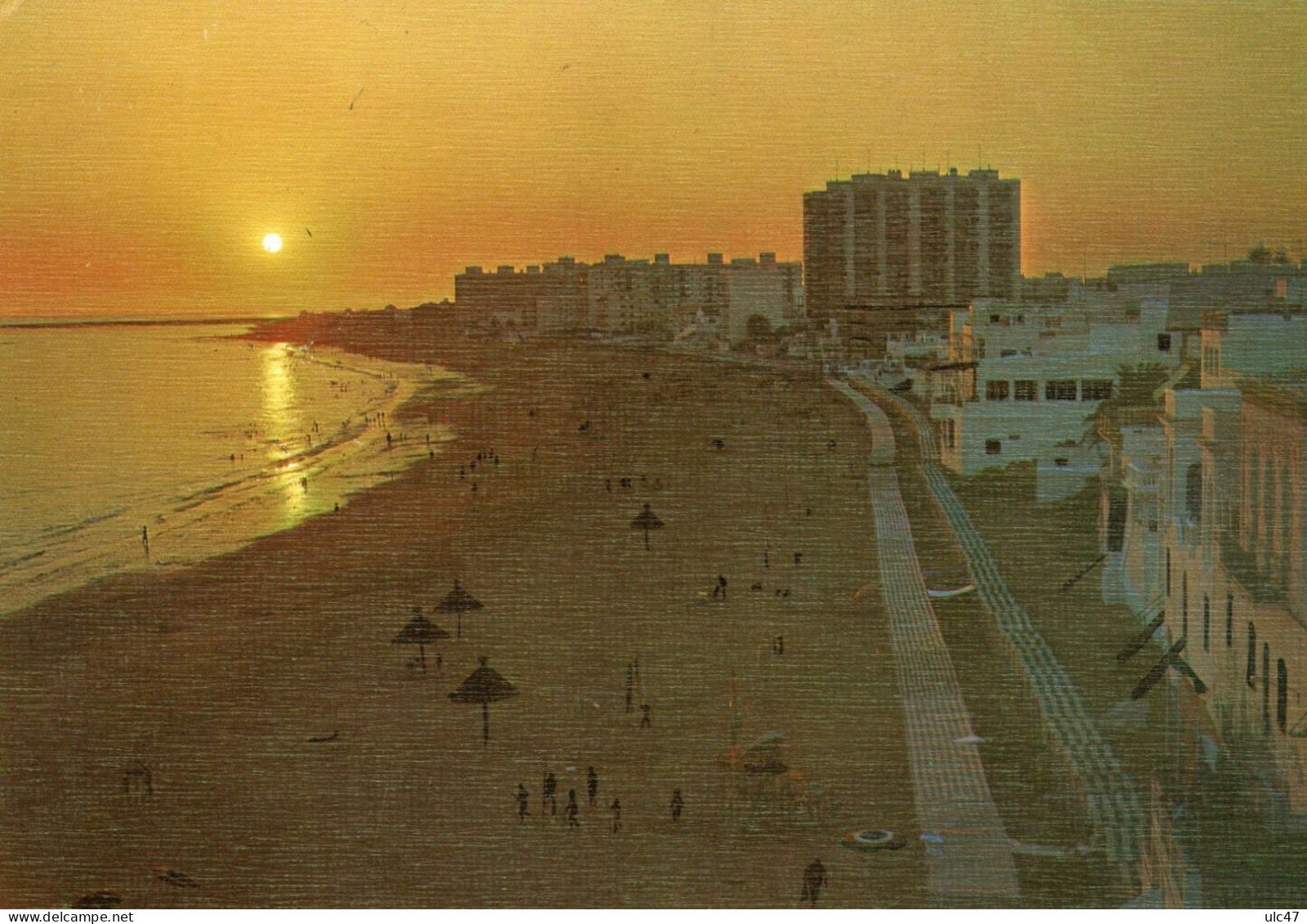 - TOTA (Cadiz) - Playa De La Costilla (Puesta De Sol) - Scan Verso - - Cádiz