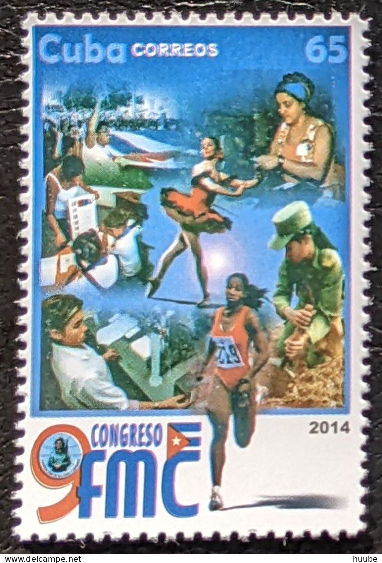Cuba, 2014, Mi 5787, 9th FMC Congress Federation Of Cuban Women (FMC), Ballerina, 1v. MNH - Danse