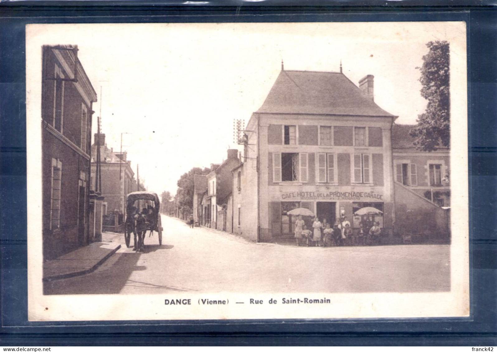 86. Dange. Rue De Saint Romain. Coin Haut Droit Abimé - Dange Saint Romain