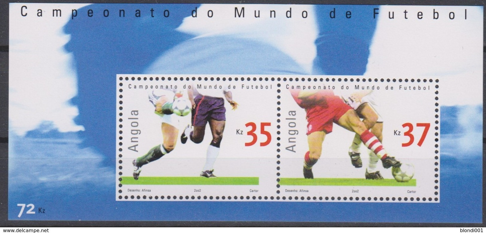 Soccer World Cup 2002 - ANGOLA - S/S MNH - 2002 – Corea Del Sud / Giappone