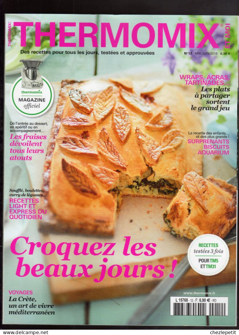 MAGAZINE THERMOMIX Et MOI N°12 2018 Recettes - Cooking & Wines