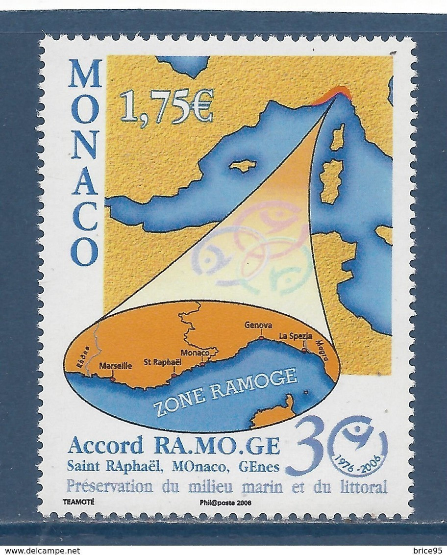 Monaco - YT N° 2544 ** - Neuf Sans Charnière - 2006 - Nuevos