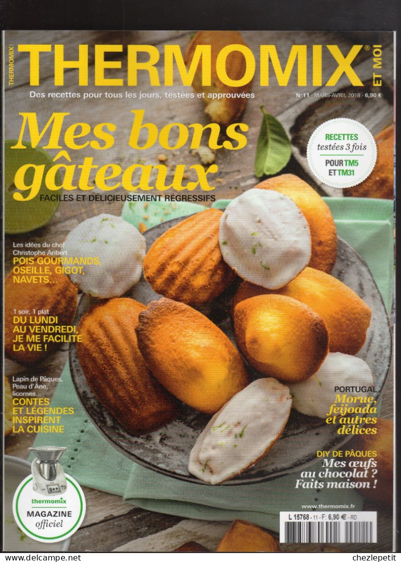 MAGAZINE THERMOMIX Et MOI N°11 2018 Gâteaux Recettes - Cucina & Vini