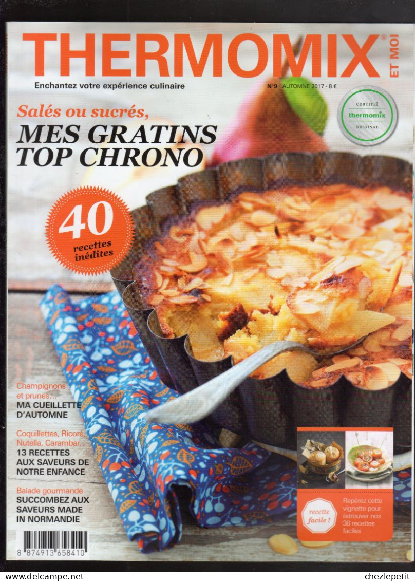 MAGAZINE THERMOMIX Et MOI N°9 2017 Les Gratins Recettes - Koken & Wijn