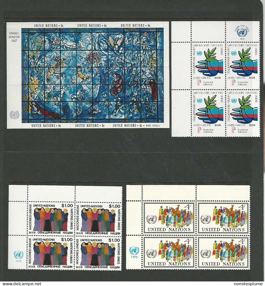 53939 ) Collection United Nations Block - Collections, Lots & Series