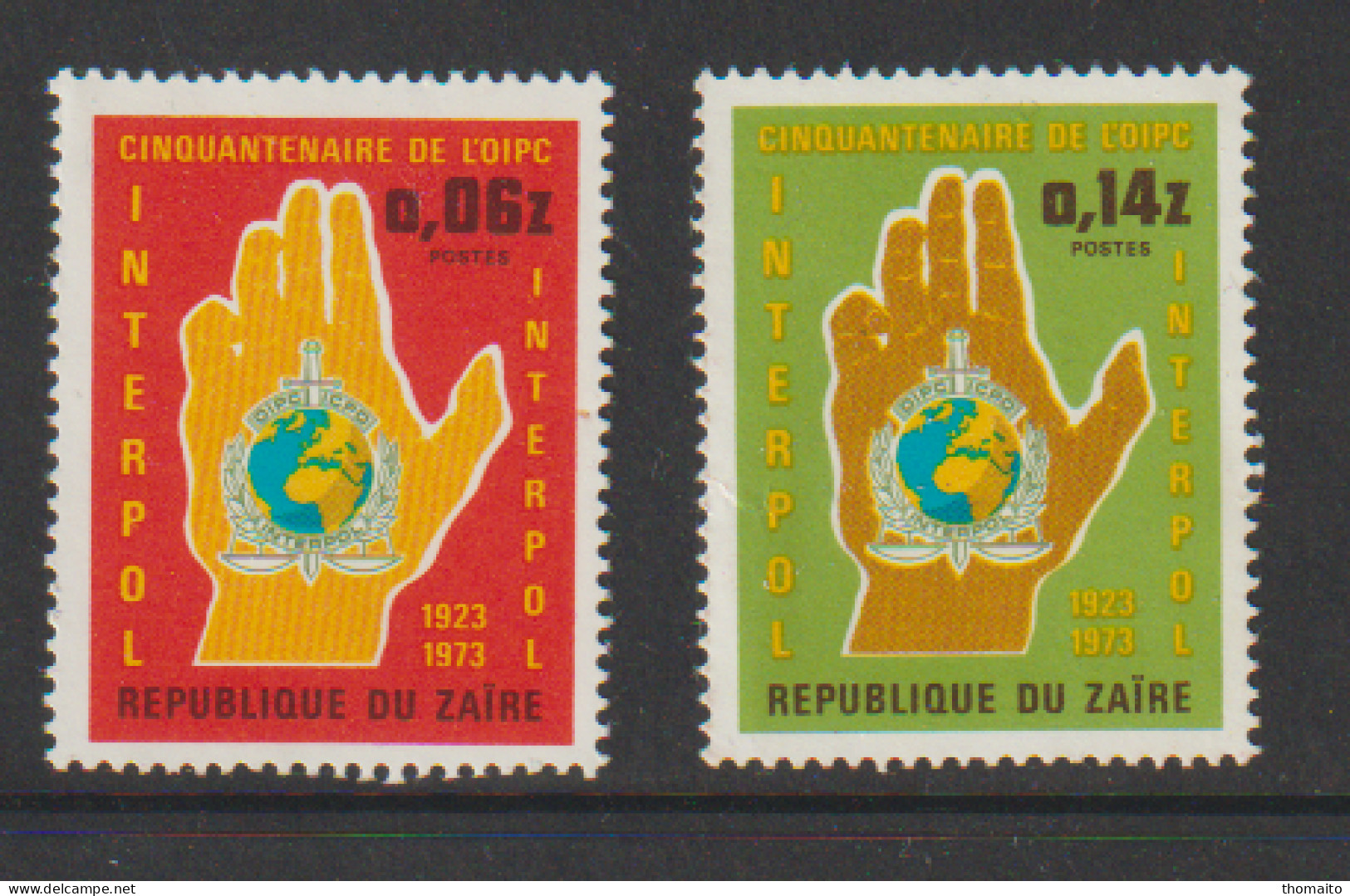 Zaïre - 1973 - OBP/COB 835-836 - MNH/NSC/** - Ongebruikt