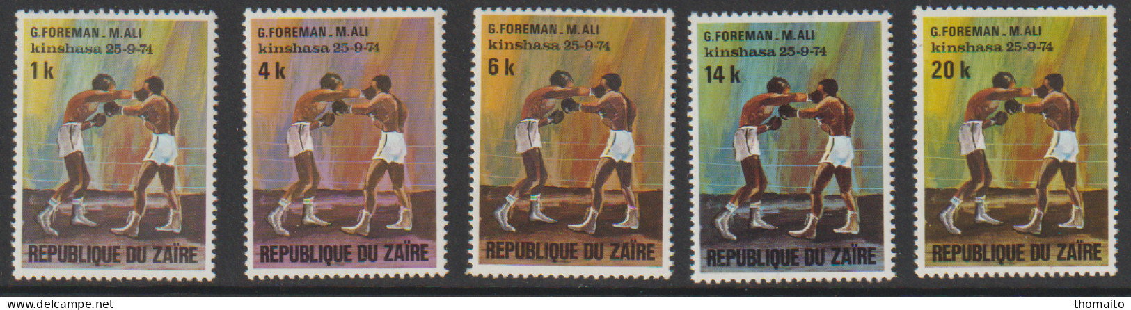 Zaïre - 1974 - OBP/COB 842-847 - MNH/NSC/** - Ungebraucht