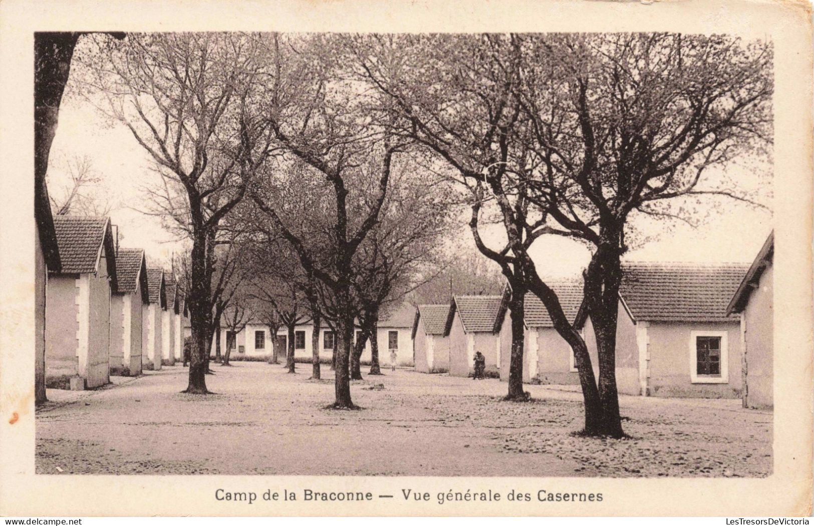 FRANCE - Camp De La Braconne - Vue Générale Des Casernes - Carte Postale Ancienne - Sonstige & Ohne Zuordnung