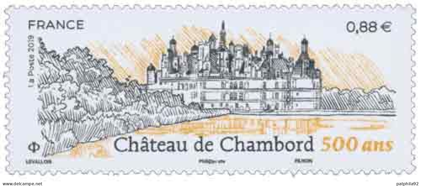 Timbre France 2019 Neuf** MNH YT 5331 Château De Chambord 500 Ans. - Neufs