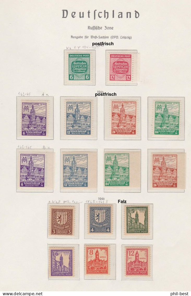 SBZ 1 - 227 Sammlung **, *, gestempelt s. Scan #K739