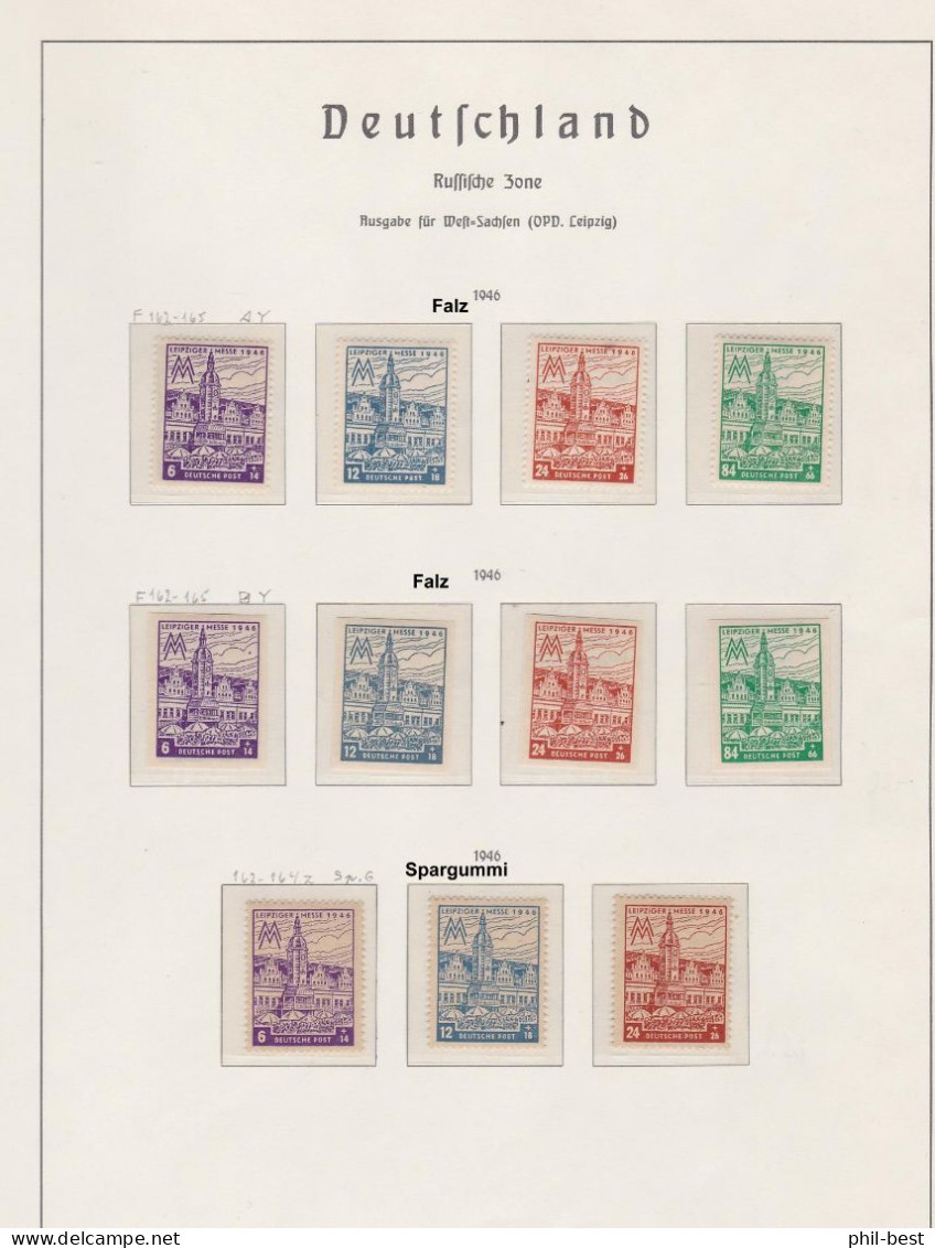 SBZ 1 - 227 Sammlung **, *, gestempelt s. Scan #K739