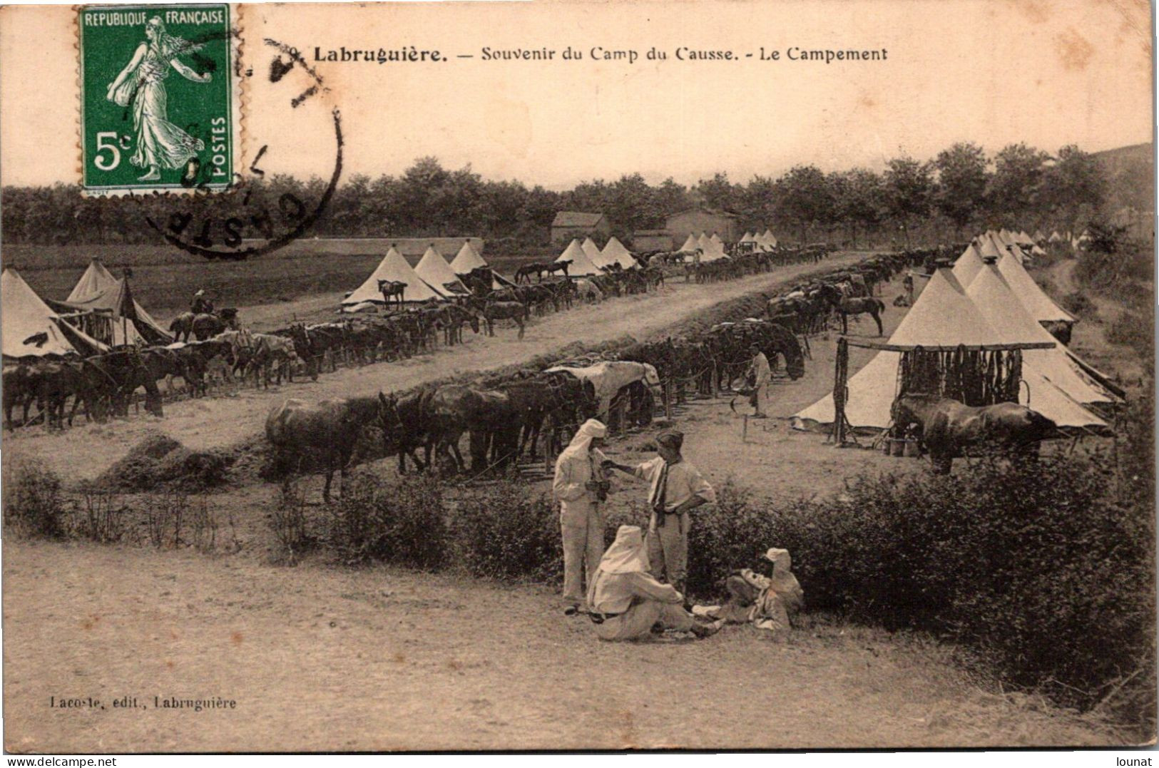 81 LABRUGUIERE - Souvenir Du Camp Du Causse - Le Campement - Labruguière