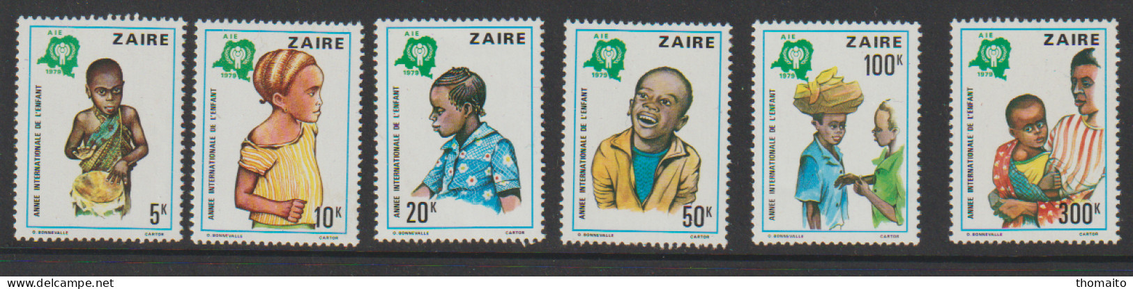 Zaïre - 1979 - OBP/COB 978-983 - MNH/NSC/** - Neufs