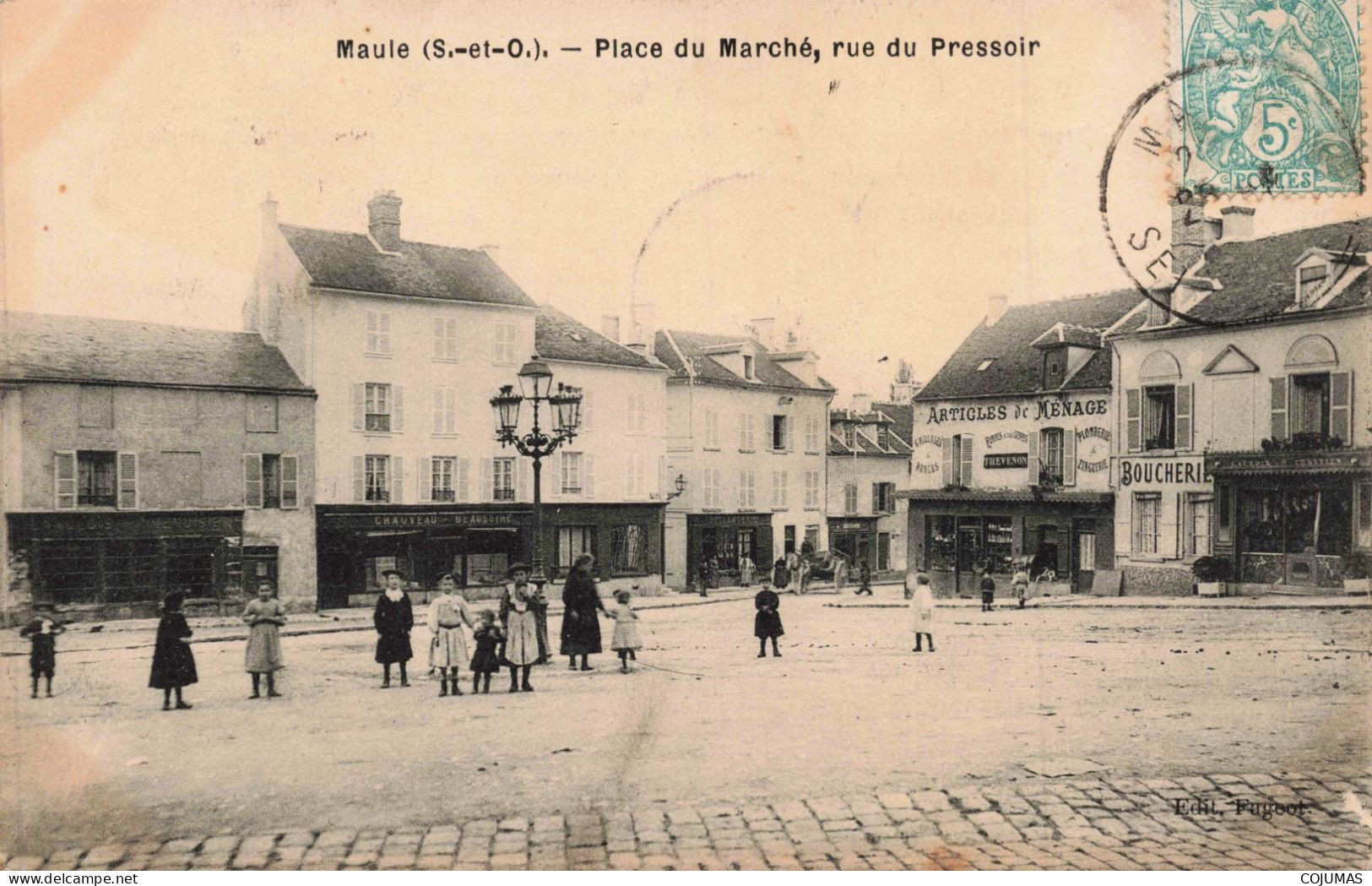 78 - MAULE _S23986_ Place Du Marché - Rue Du Pressoir - Maule