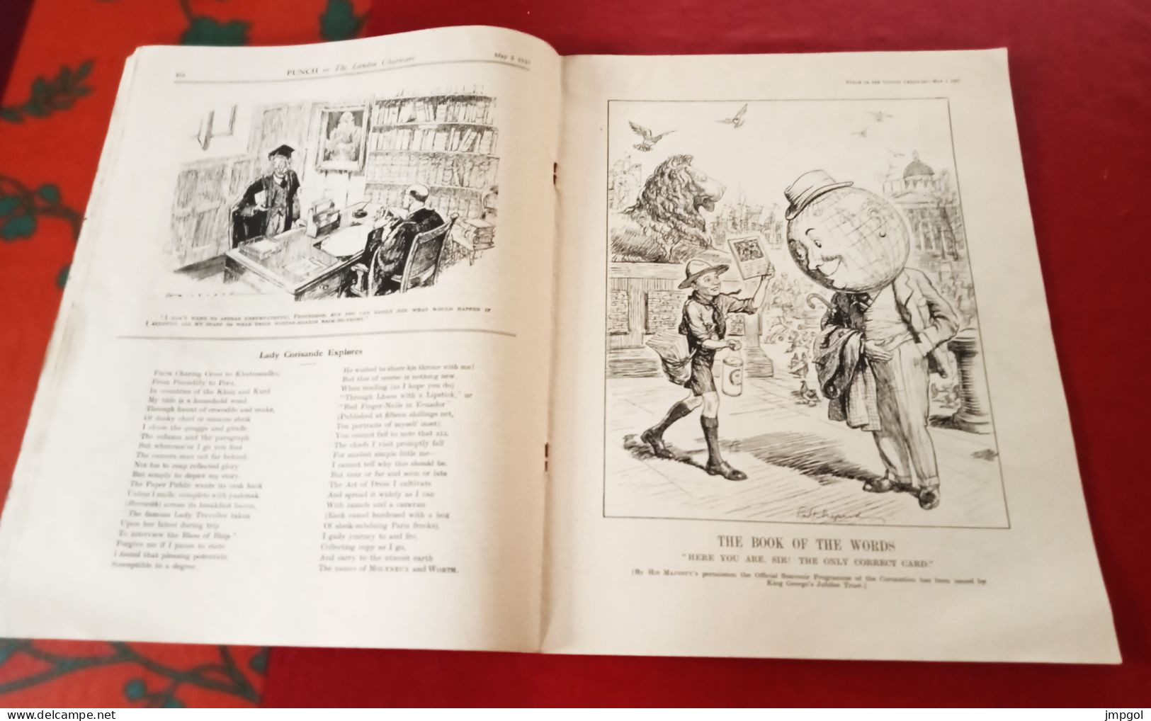 Revue Anglaise Punch N°5008 Mai 1937 The London Charivari Humoristique Satirique Nombreux Illustrateurd - Godsdienst / Spiritualisme