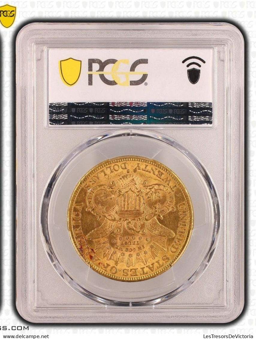 Monnaie - Etats-Unis - Référence Certificat PCGS  47424182 - 1892 - 20$ - Verzamelingen