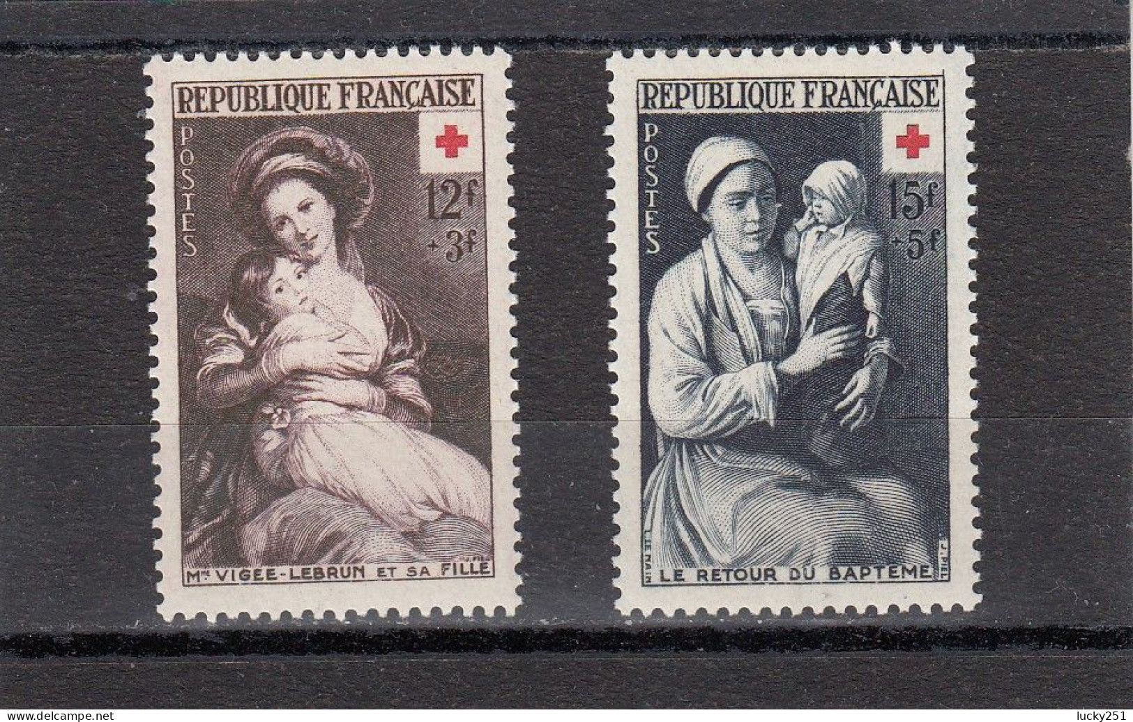 France - Année 1953 - Neuf** - N°YT 966**& 967** - Au Profit De La Croix Rouge - Neufs