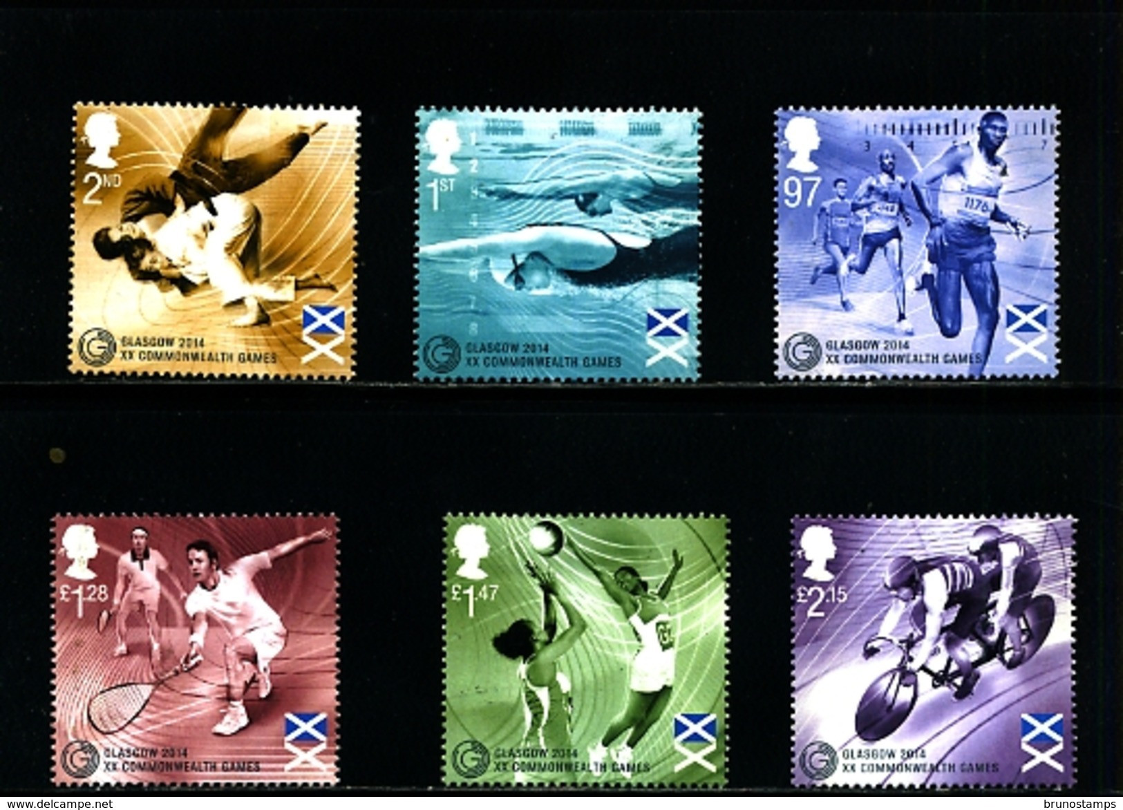 GREAT BRITAIN - 2014  COMMONWEALTH GAMES  SET  MINT NH - Unused Stamps