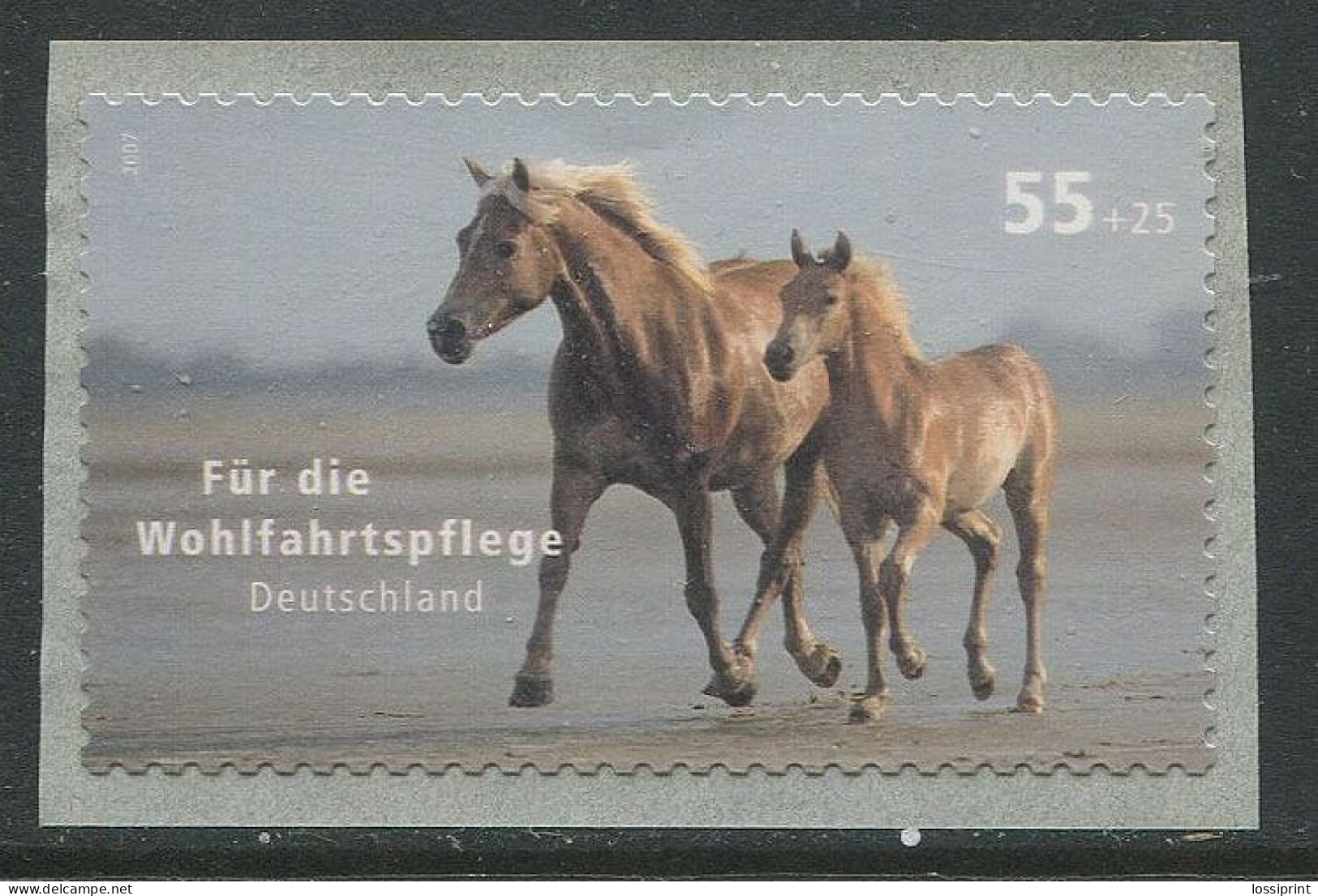 Germany:Unused Stamp Horses, 2007, MNH - Ungebraucht