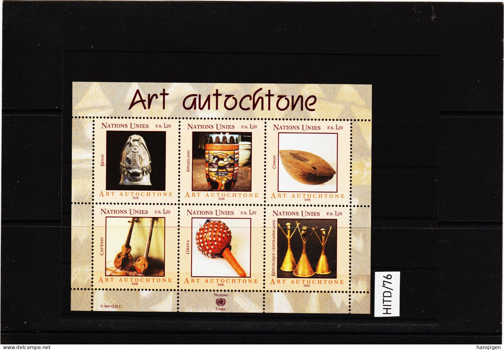 NITD/76  VEREINTE NATIONEN UNO GENF  2006  MICHL BLOCK 21 **  Postfrisch SIEHE ABBILDUNG - Unused Stamps