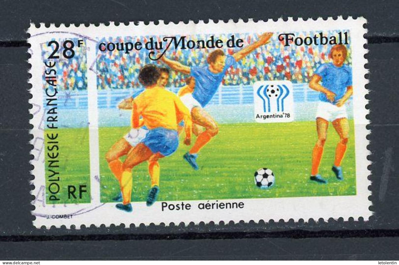 POLYNESIE - FOOT-BALL - POSTE AERIENNE - N° Yt 137 Obli. - Oblitérés