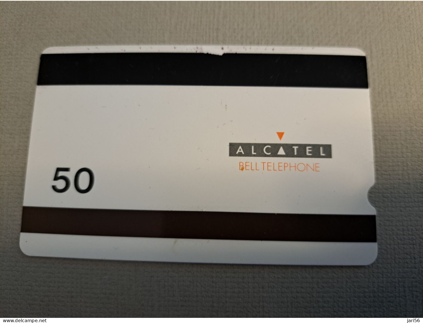 SAUDI ARABIA / ALCATEL BELL/ MAGNETIC/ MINISTRY OF PTT/ SAUDI TELECOM/ T8; 50 UNITS/ OLDER CARD / USED **   ** 15632 ** - Saudi-Arabien