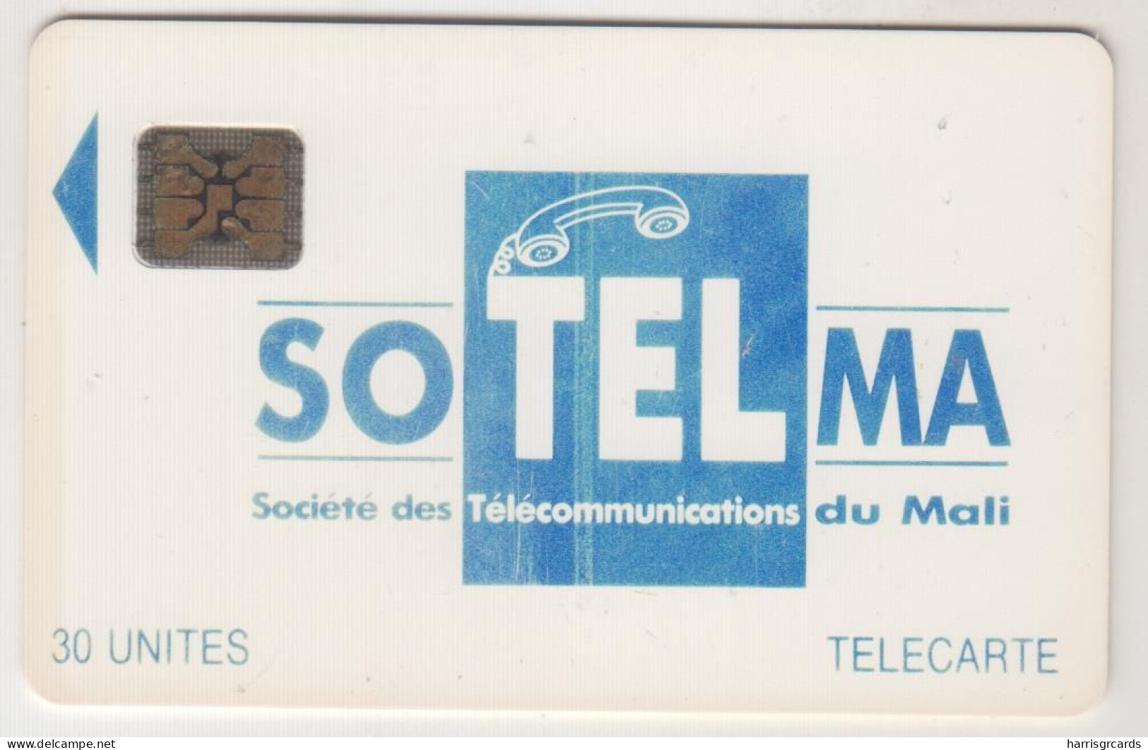 MALI - Blue Logo (SC5 Afnor), CN: 40706, 30 U, Used - Mali