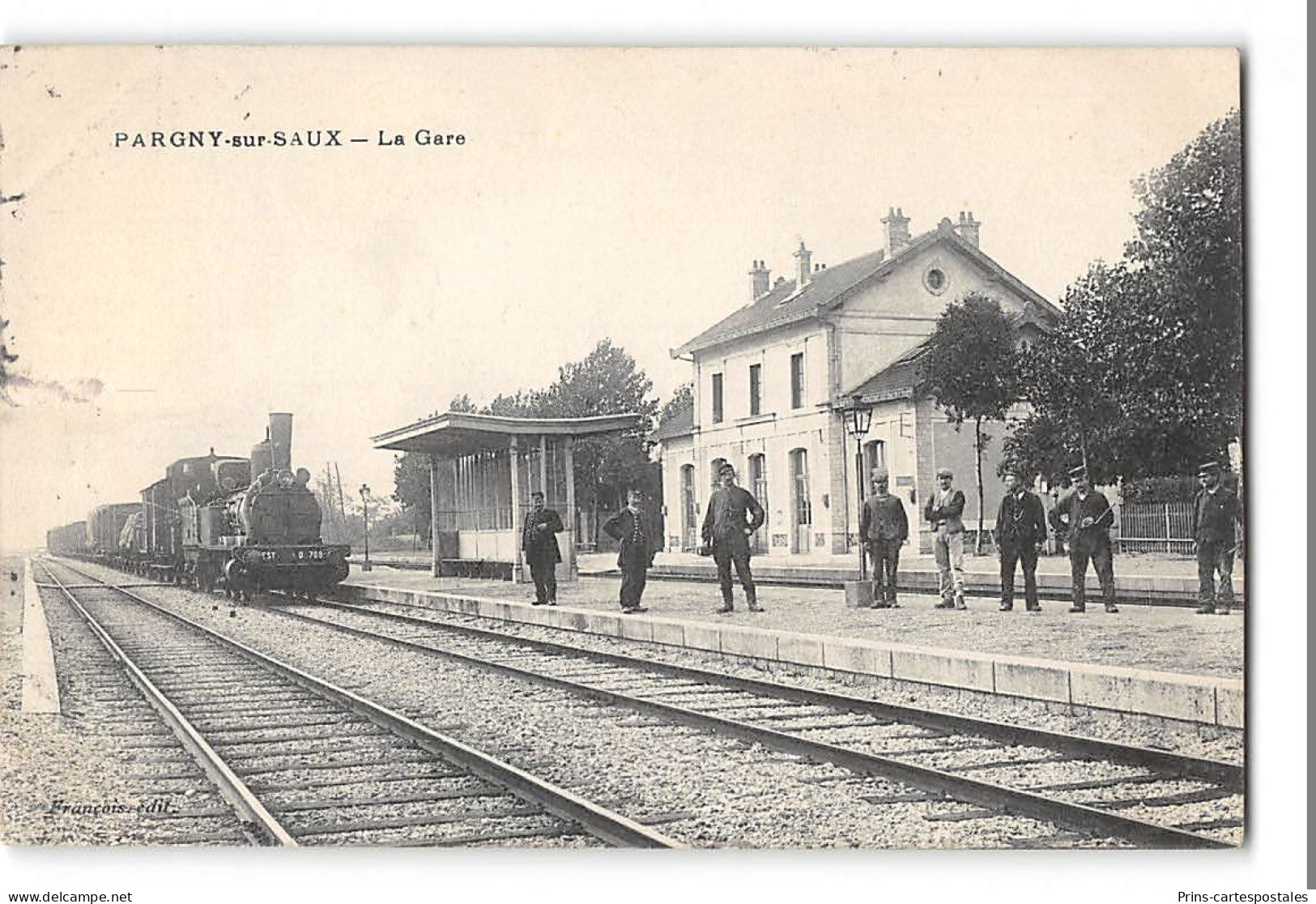 CPA 51 Pargny Sur Saulx La Gare Train - Pargny Sur Saulx