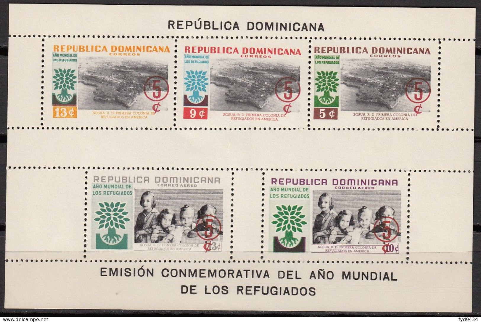 BF N°22 De République Dominicaine - X X - ( Année Mondiale Des Réfugiès ) - Refugees