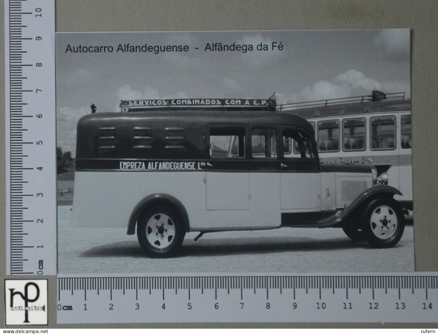 PORTUGAL  - AUTOCARRO - ALFANDEGA DA FÉ - 2 SCANS  - (Nº57195) - Bragança