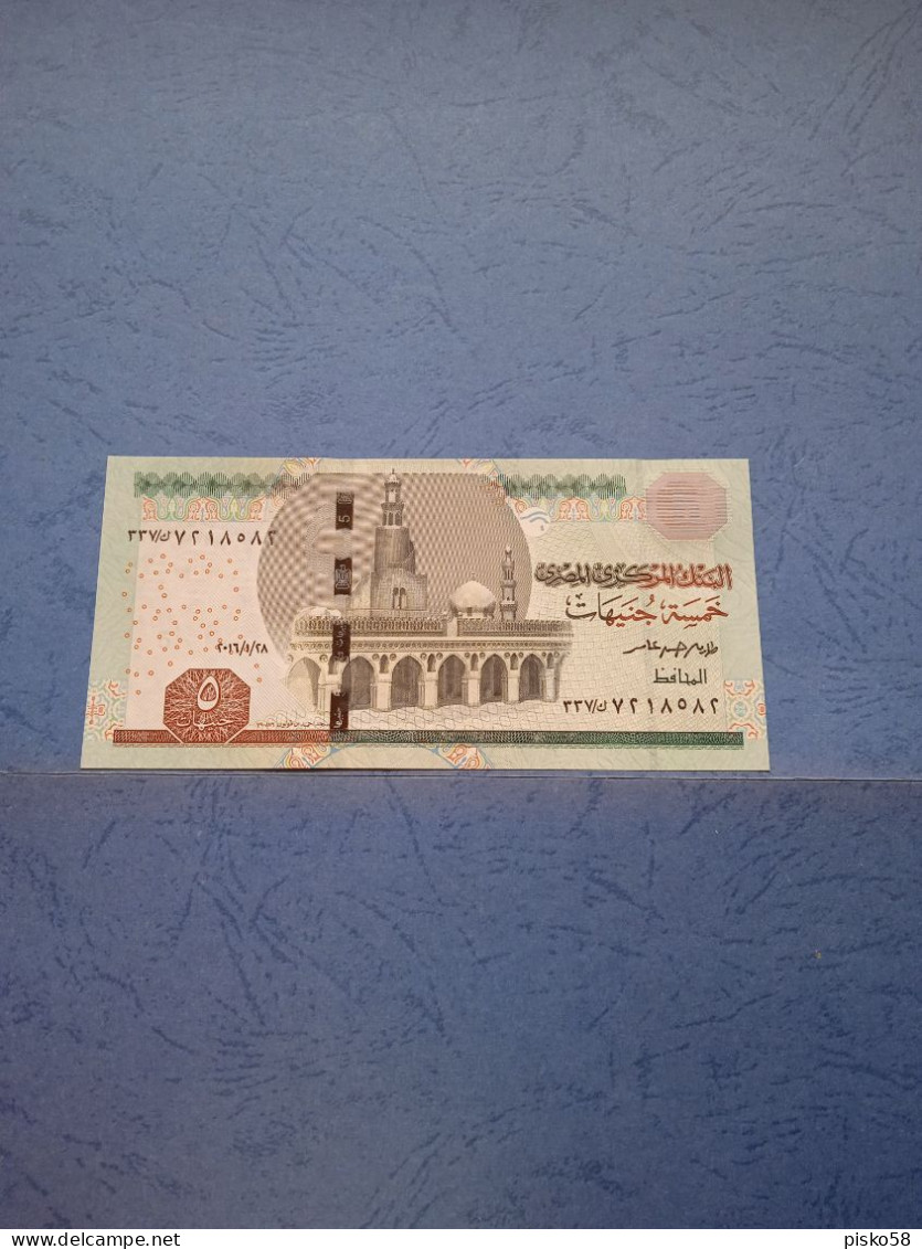 EGITTO-P72b 5P 2016  UNC - Egypte