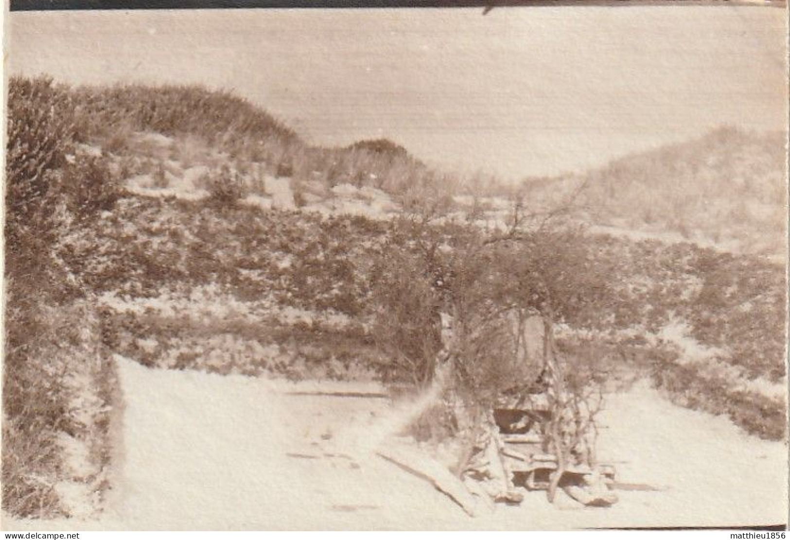 Photo 14-18 BRAY-DUNES (Près De Panne) - Un Obusier Camouflé Dans Les Dunes (A252, Ww1, Wk 1) - Bray-Dunes