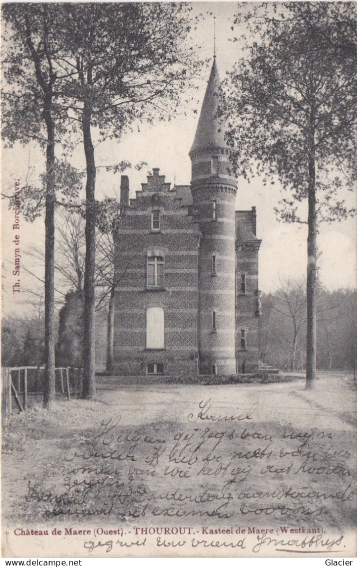 Thourout - Château De Maere ( Ouest ) - Kasteel De Maere ( Westkant ) - Torhout