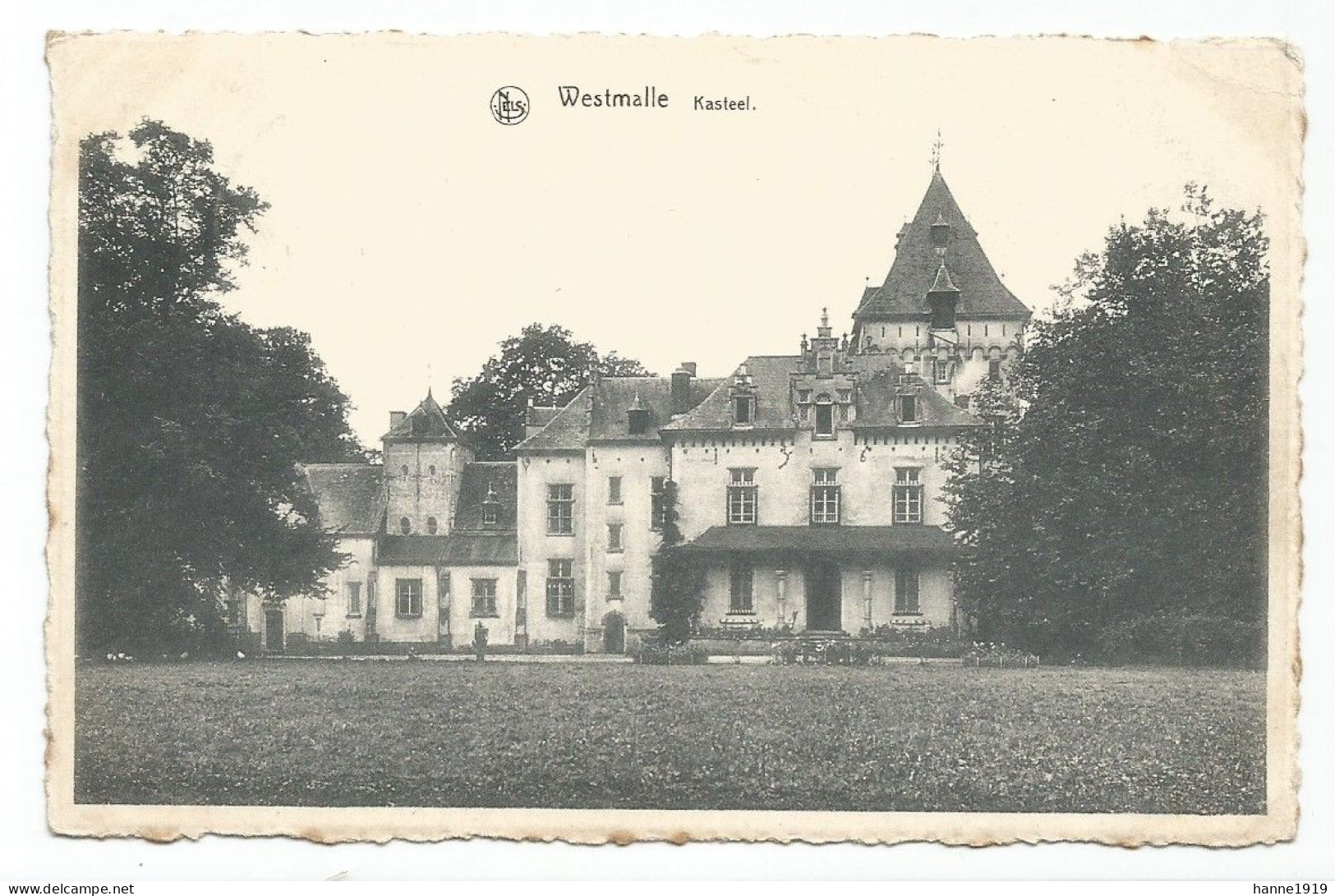 Malle Westmalle Kasteel Chateau Briefstempel 1947 Westmalle Htje - Malle