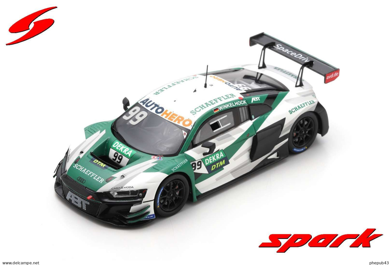 Audi R8 LMS GT3 - ABT Sportline - Nürburgring DTM 2021 #99 - Markus Winkelhock - Spark - Spark