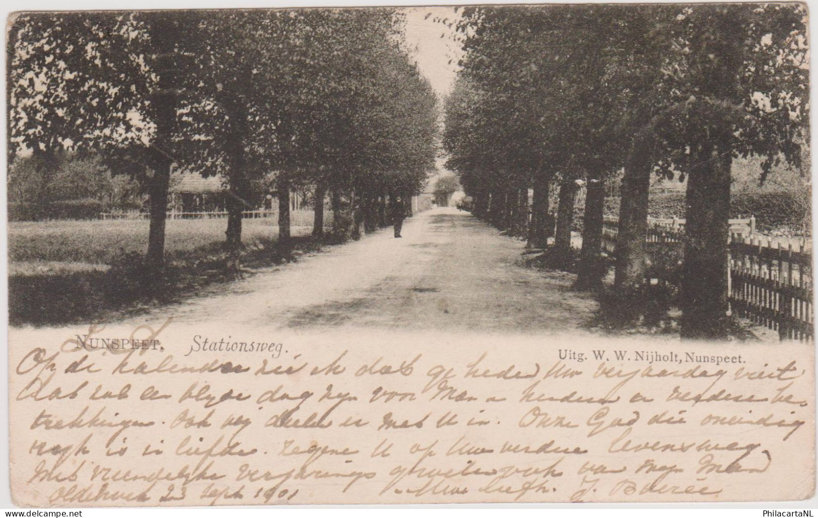 Nunspeet - Stationsweg - 1901 - Nunspeet