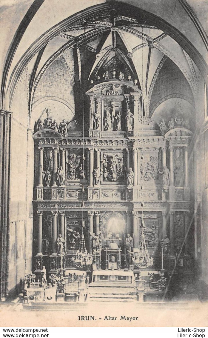 Espagne > País Vasco > IRUN Año 1910 - Altar Mayor - Otros & Sin Clasificación