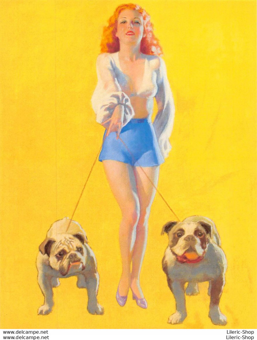 PIN-UP -  Sexy Glamour Girl Reproduction D'après Earl MORAN Dogs - Pin-Ups