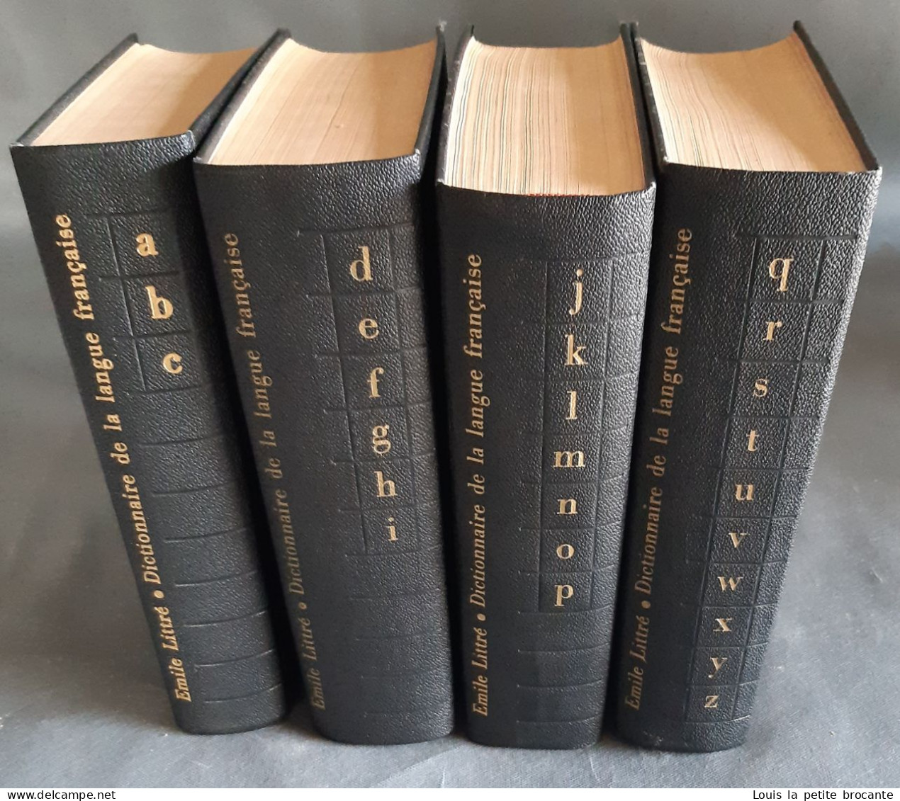 LE LITTRÉ De Emile LITTRÉ 1957 En 4 Volumes , Bon état. Edition Du Cap MONTÉ-CARLO. - Lots De Plusieurs Livres