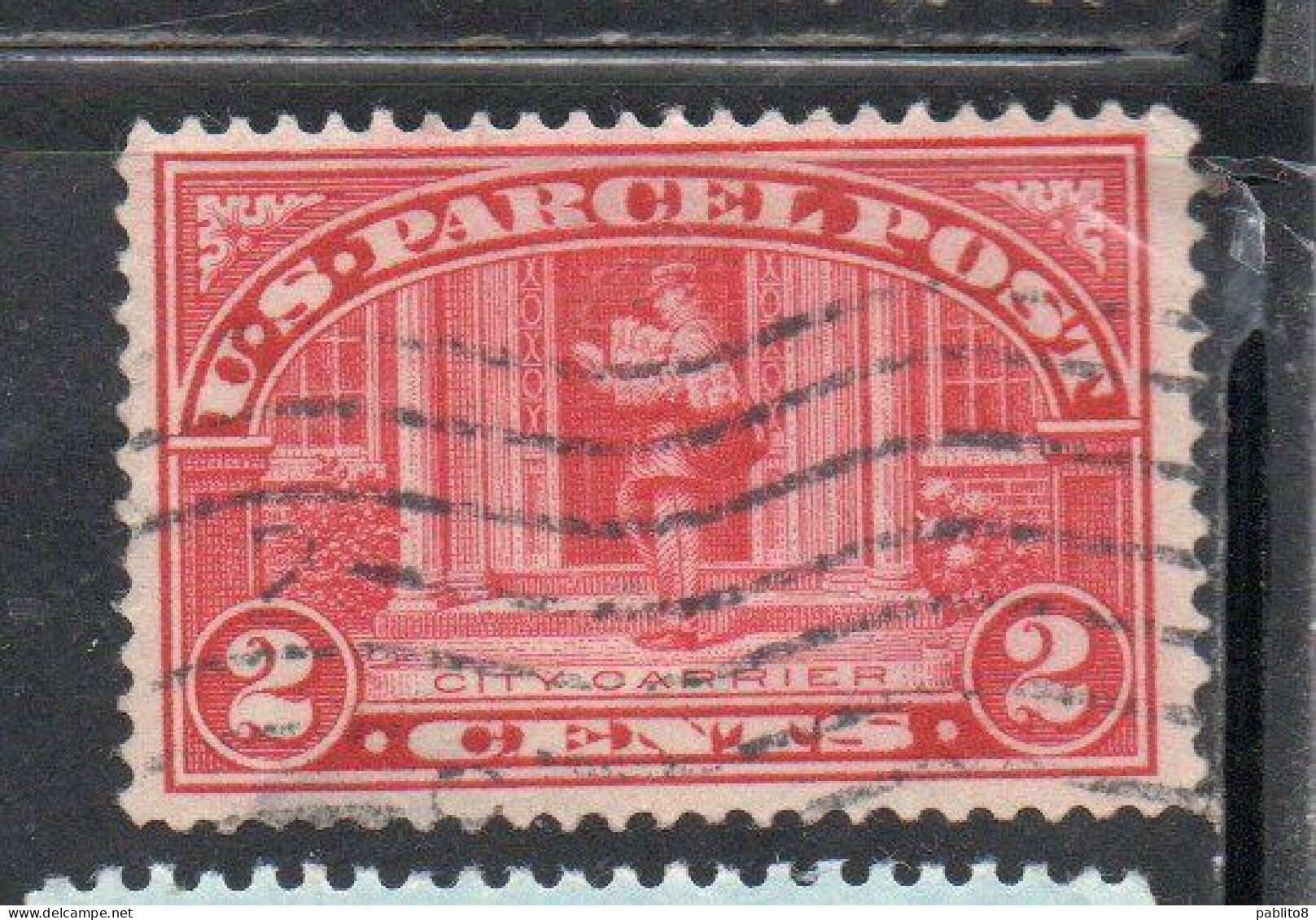 UNITED STATES STATI UNITI USA 1912 PARCEL POST PACCHI POSTALI MAIL 2c USATO USED OBLITERE' - Pacchi