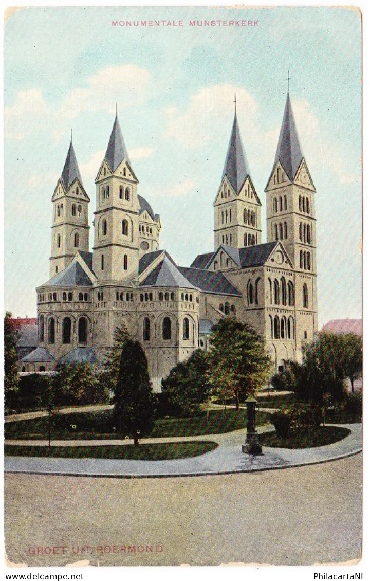 Roermond - Monumentale Munsterkerk - 1908 - Roermond