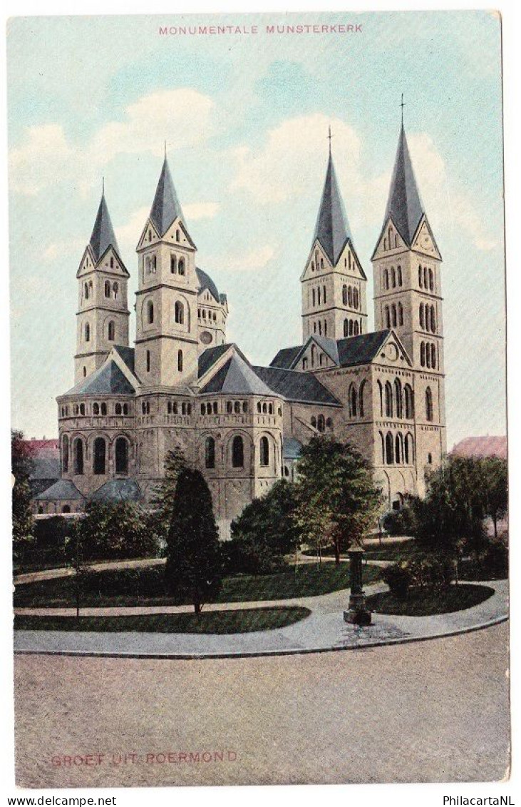 Roermond - Monumentale Munsterkerk - Zeer Oud - Roermond