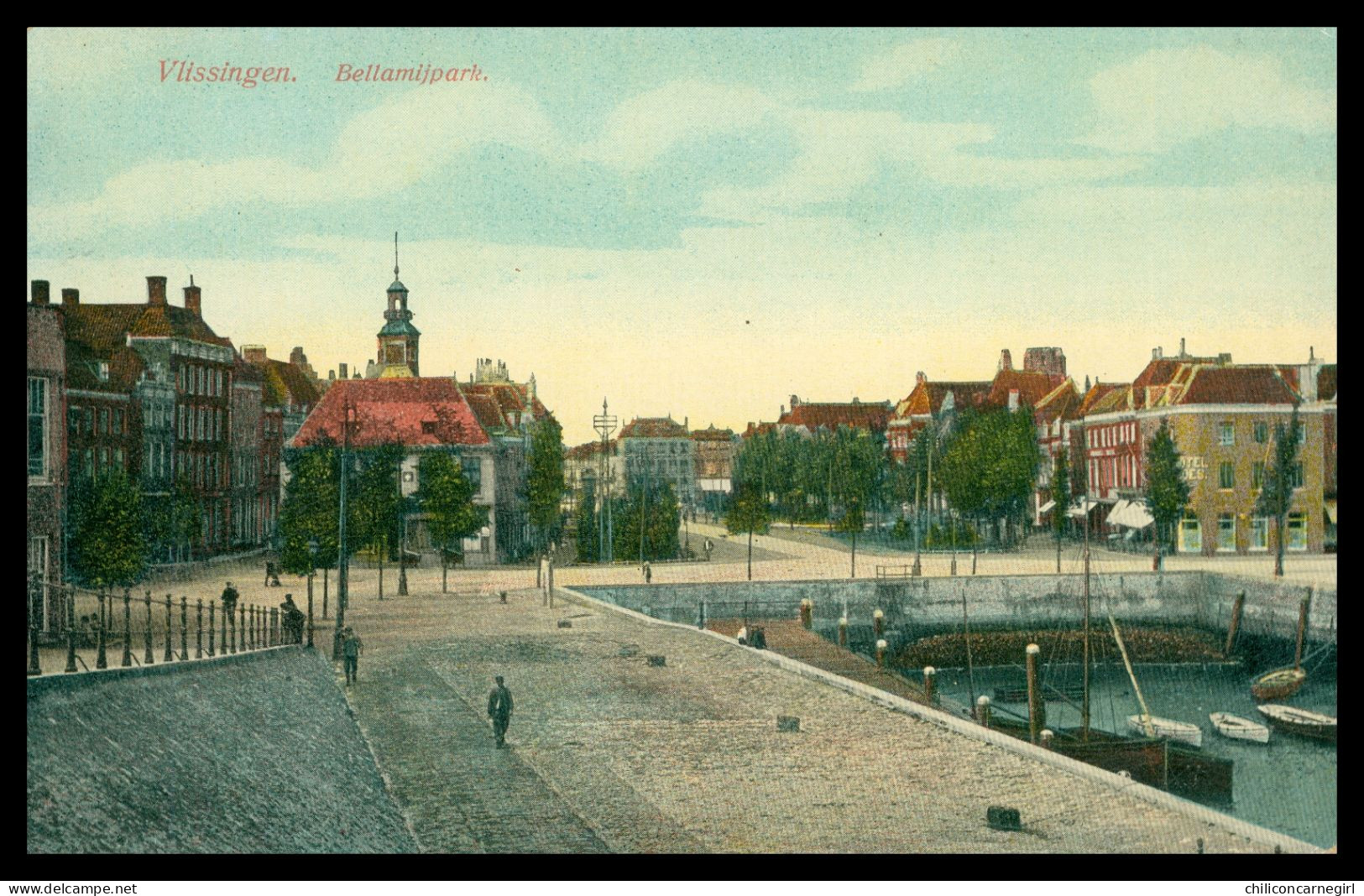 * VLISSINGEN - Bellamijpark - Animée - Colorisée - Bateau - Vlissingen