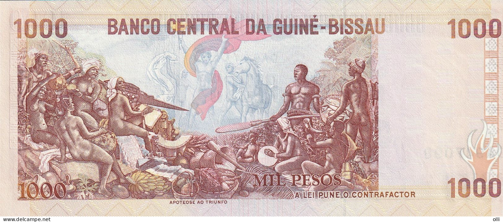 Guinea-Bissau - 1000 Pesos 1990 UNC - Guinea–Bissau