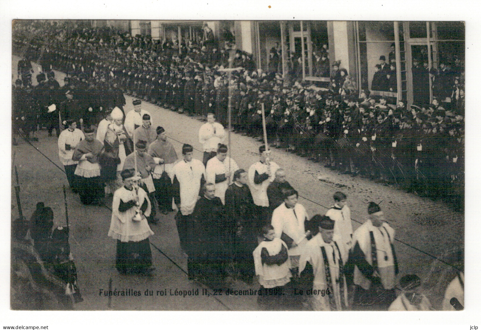 Funérailles Du Roi Léopold II, 22 Décembre 1909.  Le Clergé. - Funerali