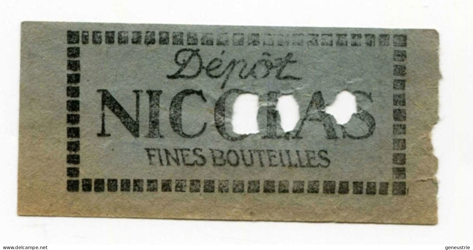 Ticket De Tramways Parisiens 1922-1924 (STCRP) 2e Classe 25c + 15c - Paris" Chemin De Fer - Tramway - Tram - Europa