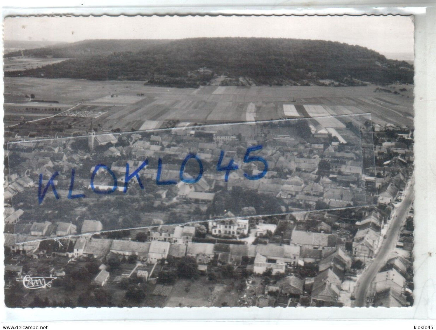 88 LIFFOL Le GRAND ( Vosges ) Vue Panoramique Aérienne - CPSM Glacée Cim N° 10-67 A Généalogie - Liffol Le Grand